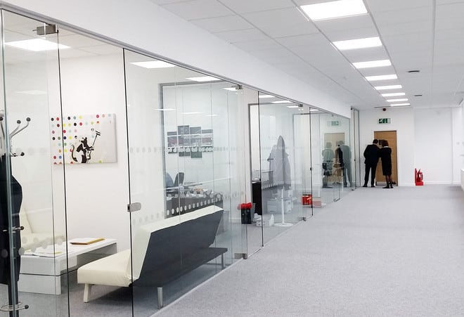 office glass partitions walls and doors