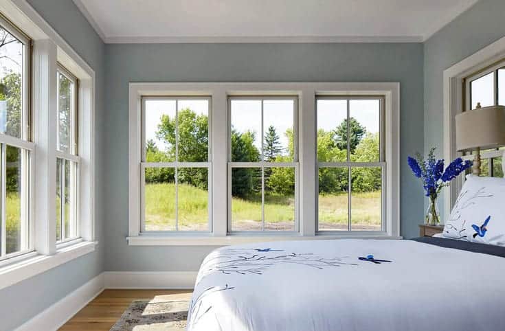 double hung windows for the bedroom
