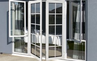low e glass double swing aluminium french door