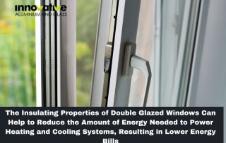 The Insulating Properties of Double Glazed Windows Can Help to Reduce the Amount of Energy Needed to Power Heating and Cooling Systems, Resulting in Lower Energy Bills