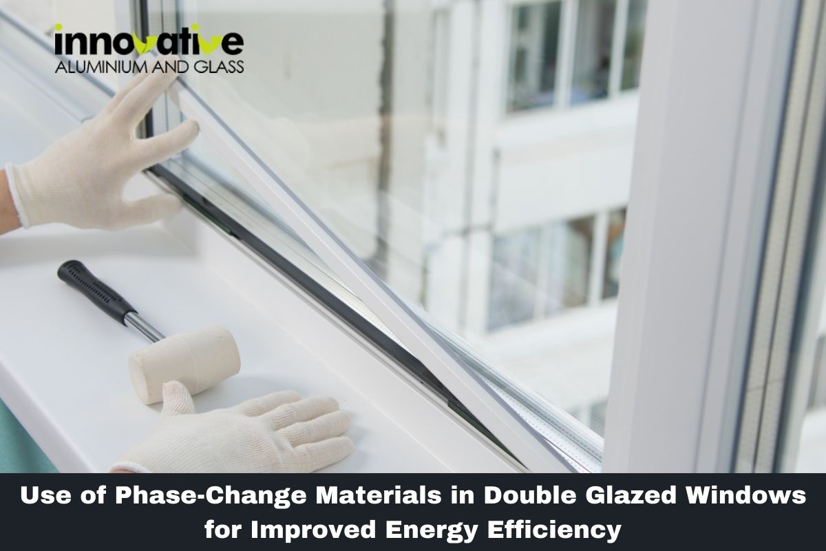 Use of Phase-Change Materials in Double Glazed Windows for Improved Energy Efficiency